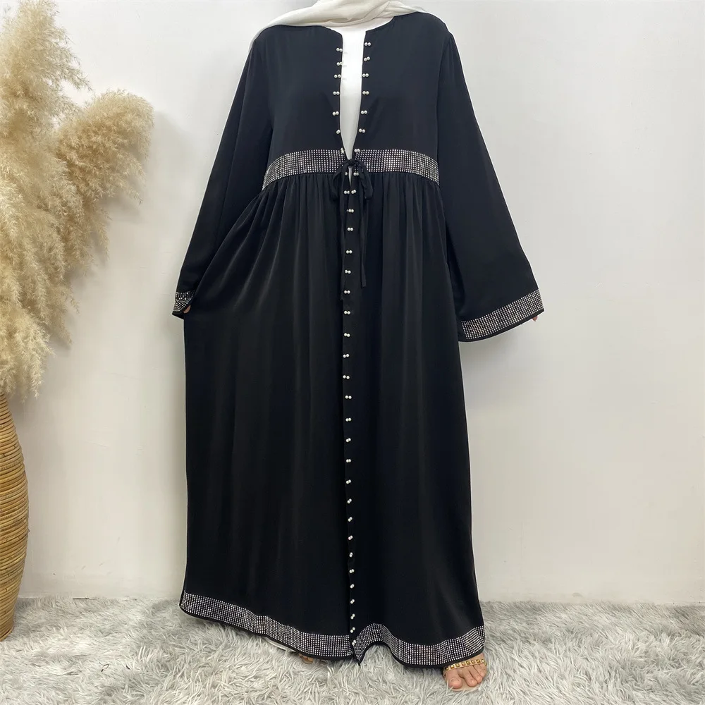 Malay Indonesia Southeast Asia Cardigan Long-sleeved Dress Abayas for Dress Dubai Abaya Muslim Long Dress Arabian Party Dresses