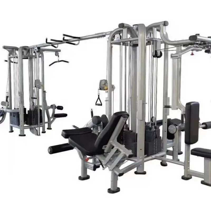 Commercial Multi Functional Gym Equipment with Weight Stack - Heavy-Duty Exercise Machine for Intense Workouts