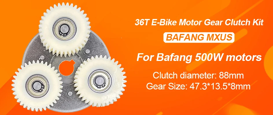 Elektrische Fahrrad 36T Planetengetriebe Radnaben 47,3x13,5mm Fahrrad Nylon Zahn Getriebe Für Bafang 500W motor Getriebe E-bike Zubehör – Detail 1