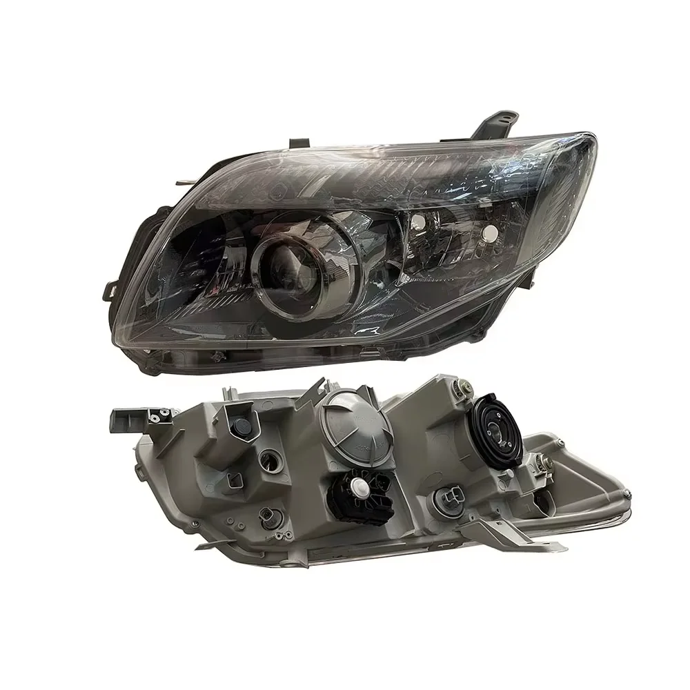 2Pcs HID Headlight Assembly For Toyota Corolla Axio NZE140 Fielder NZE141 2008‑2012 Black Inner Housing Head Lamp