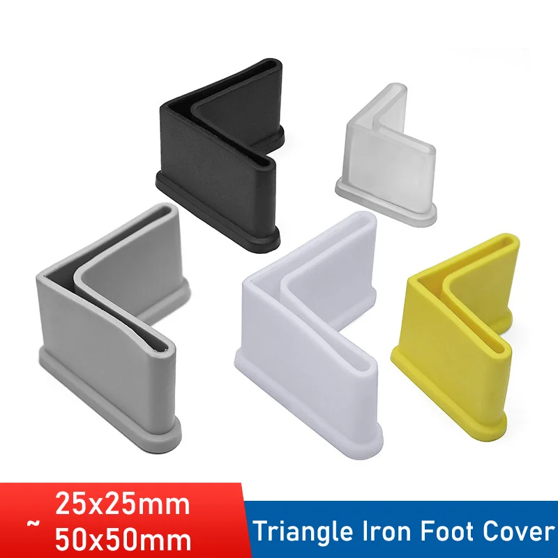 Angle Iron Protective Caps PVC Soft Covers, 25-50mm Shelf Furniture Corner Guards, Anti Slip Quiet Edge Protectors Multi Colors