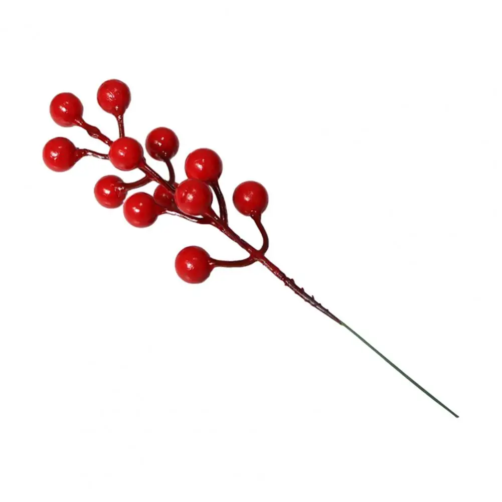 Realistic Holly Berries Realistic Artificial Red Berry Stems for Diy Christmas Decorations Wreaths Table Ornaments