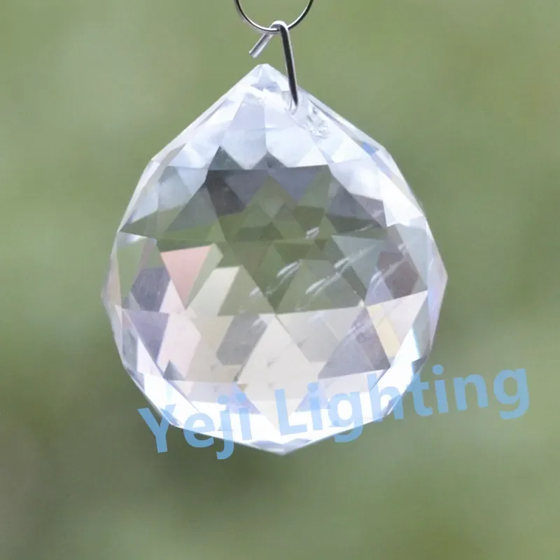 Chandelier Crystal ball shaped crystal bead 40mm lamp crystal for led pendant light decorative Wedding accessories lamp fittings