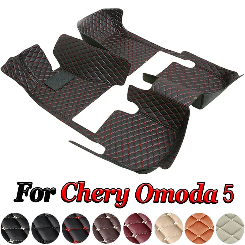 Luxury Car Floor Mats For Chirey Chery Omoda 5 C5 Fownix FX 2022 2023 2024 Waterproof Pads Car Carpet Floor Mats Car Accessories