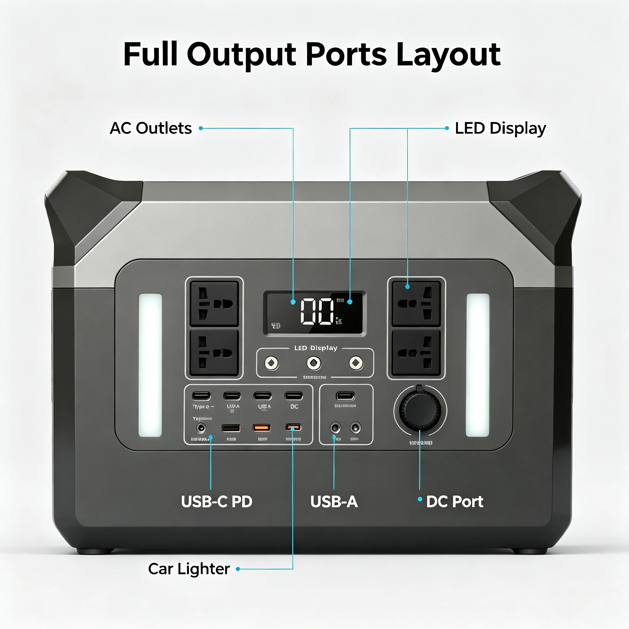 960Wh portable charging statio - огляд і ціна Portable Generator Inverter