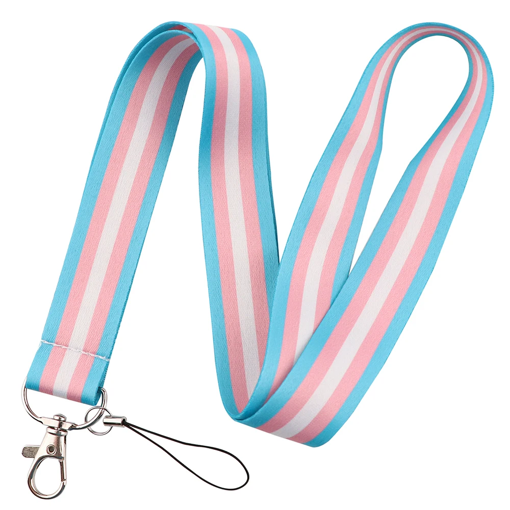 Crime Scene Neck Strap Rainbow Lanyard for Keys ID USB Badge Holder Phone Straps Keychain Key Rings Accessories Worker Gift