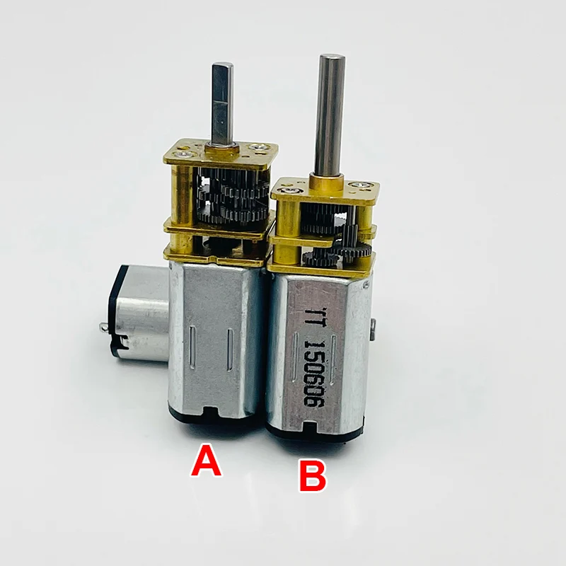 Mini N30 Full Metal Gearbox Gear Motor DC 5V 6V 9V 12V 5RPM/30RPM/50RPM Slow Speed High Torque Reduction Motor