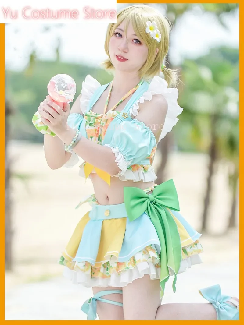 Lovelive Koizumi Hanayo Badpak Vrouwen Cosplay Kostuum Cos Game Anime Party Uniform Halloween Spelen Rol Kleding Kleding