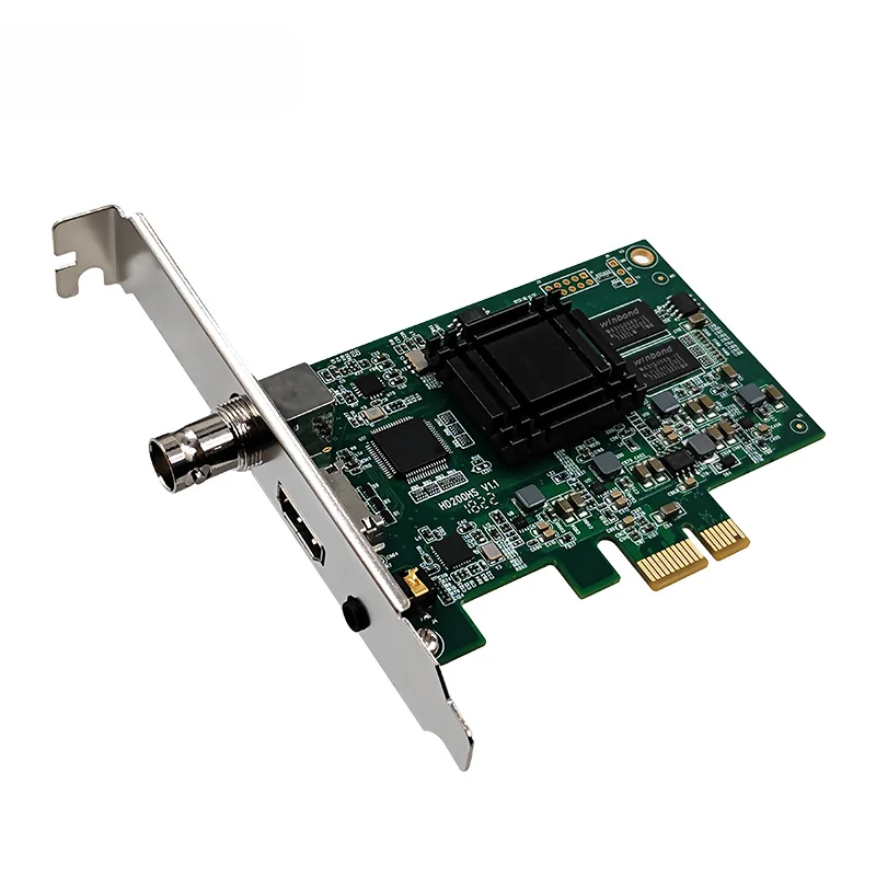 High Performance 1080p HDMI SDI Analog audio PCIe Video capture card