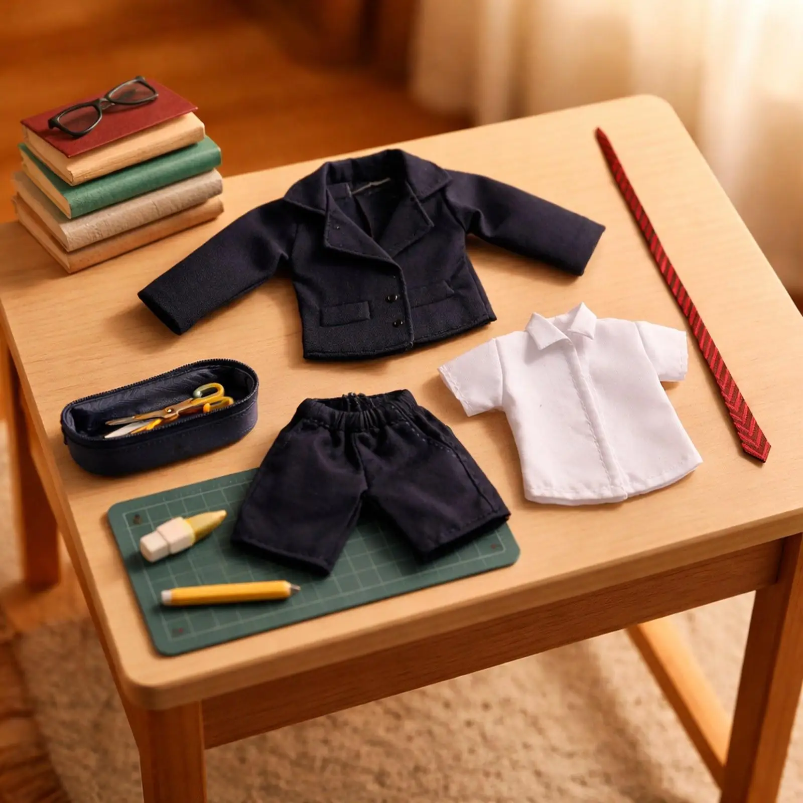 1/12 BJD Doll Clothes for Kids Birthday Gift Photo Props Fashion Collection Action Figures Blazer Outfit Coat Shirt Pants