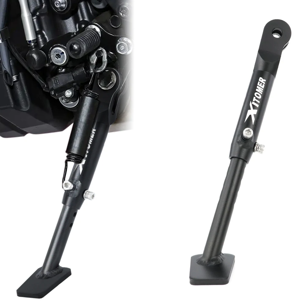 

For Yamaha MT09 MT09 SP 2021-2025 XSR900 2022-2024 TRACER 9 GT YZF-R9 Motorcycle Aluminum Adjustable Side Stand Holder Kickstand