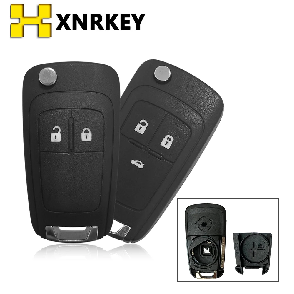 

XNRKEY Remote Car Key Shell for Opel Vauxhall Insignia Astra J Zafira C Mokka for Chevrolet Cruze Epica Lova Camaro Impala Buick