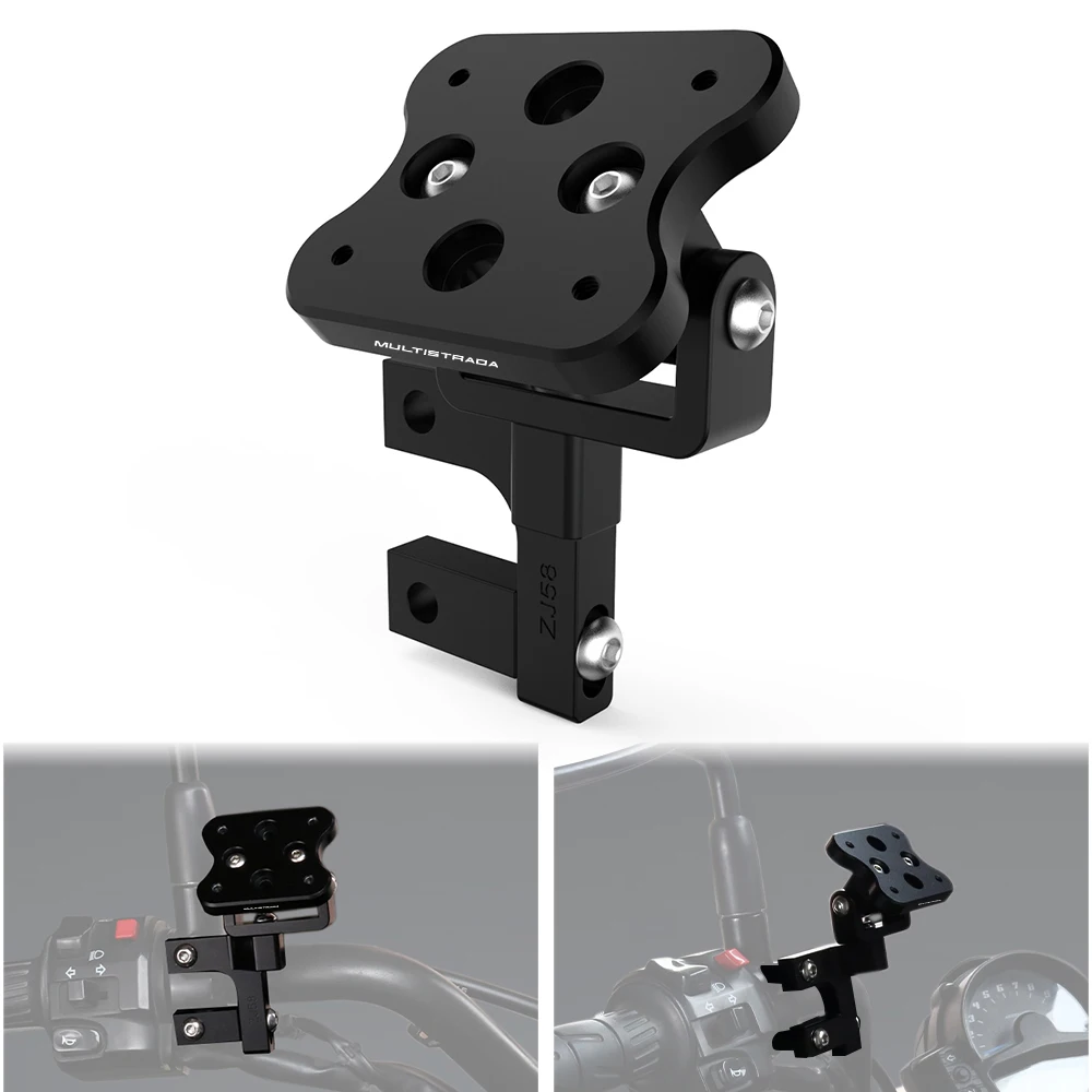 

Motorcycle Phone Mount Bracket For Ducati Multistrada V2 Diavel Monster 696 Streetfighter 848 V4 MV Agusta Brutale GPS Bracket