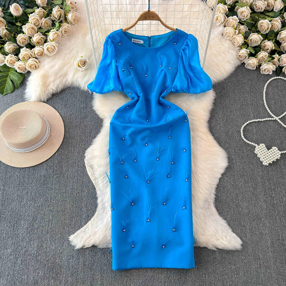 Blue Evening Dress … - image