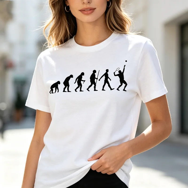 Camiseta Gráfica Tennis Evolut - Women Fashion Evolution avaliação e preço