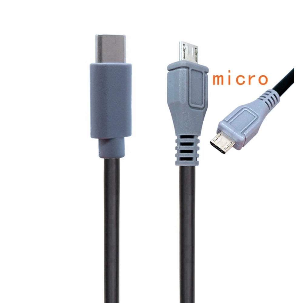 สายแปลง USB Type C 3.1 ตัวผู้ เป็น Mini Micro USB 5 พิน แบบ B สำหรับเชื่อมต่อ OTG รองรับการถ่ายโอนข้อมูล สำหรับโทรศัพท์มือถือและ Macbook ความยาว 0.25 เมตร-1 เมตร จำนวน 1 ชิ้น