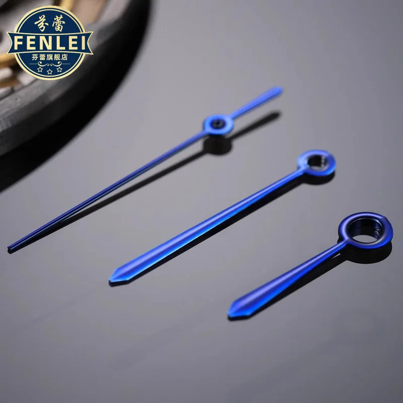 สําหรับ Cartier บอลลูนสีฟ้า 42 มม.นาฬิกามือ 2892/2824 การเคลื่อนไหวสีฟ้าผู้ชายและผู้หญิงดัดแปลงนาฬิกามือและนาทีอุปกรณ์เสริม