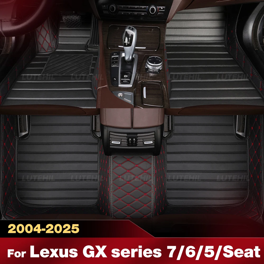 

Для Lexus GX series 7/6/5/Seat 2004-2025 Коврики, совместимые автомобильные коврики, всепогодная защита, полный комплект напольных вкладышей на заказ