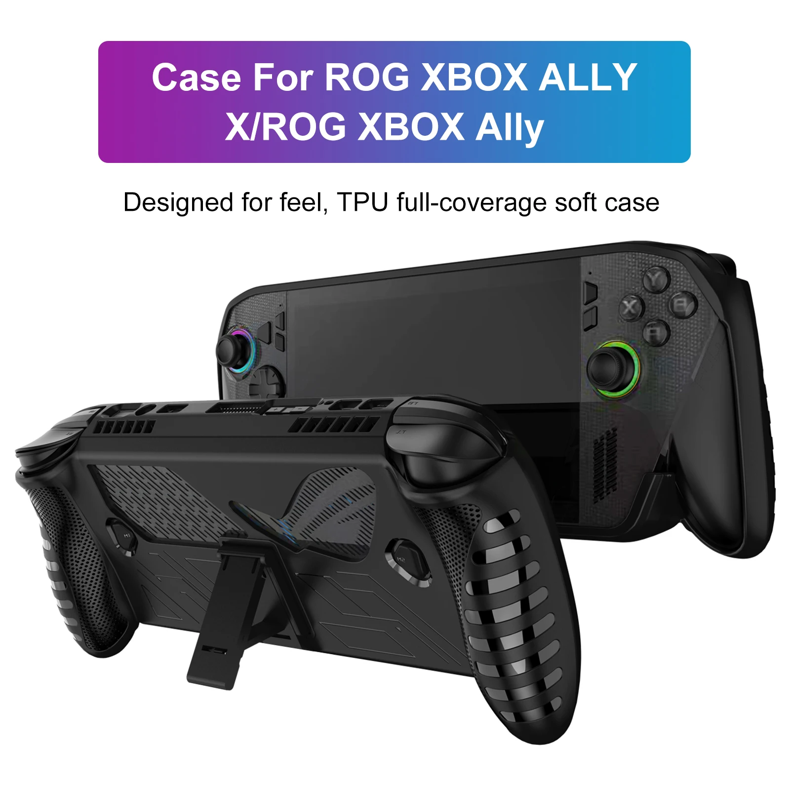 حافظة واقية من مادة TPU حافظة جلدية واقية لوحدة التحكم في الألعاب ROG XBOX Ally/ROG XBOX Ally X
