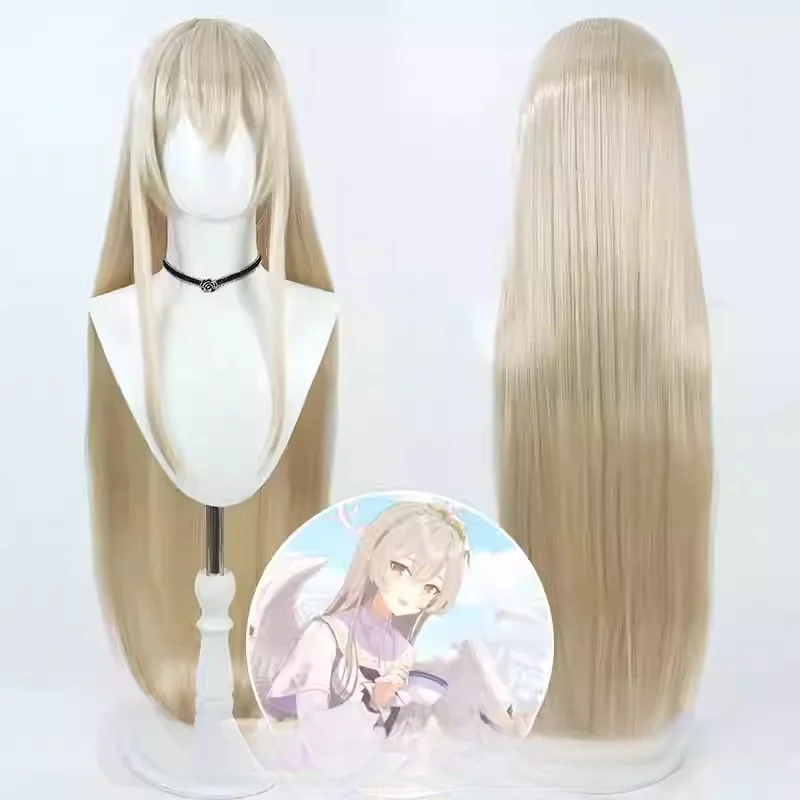Anime Blue Archive Kirifuji Nagisa Cosplay Wig Straight Wig