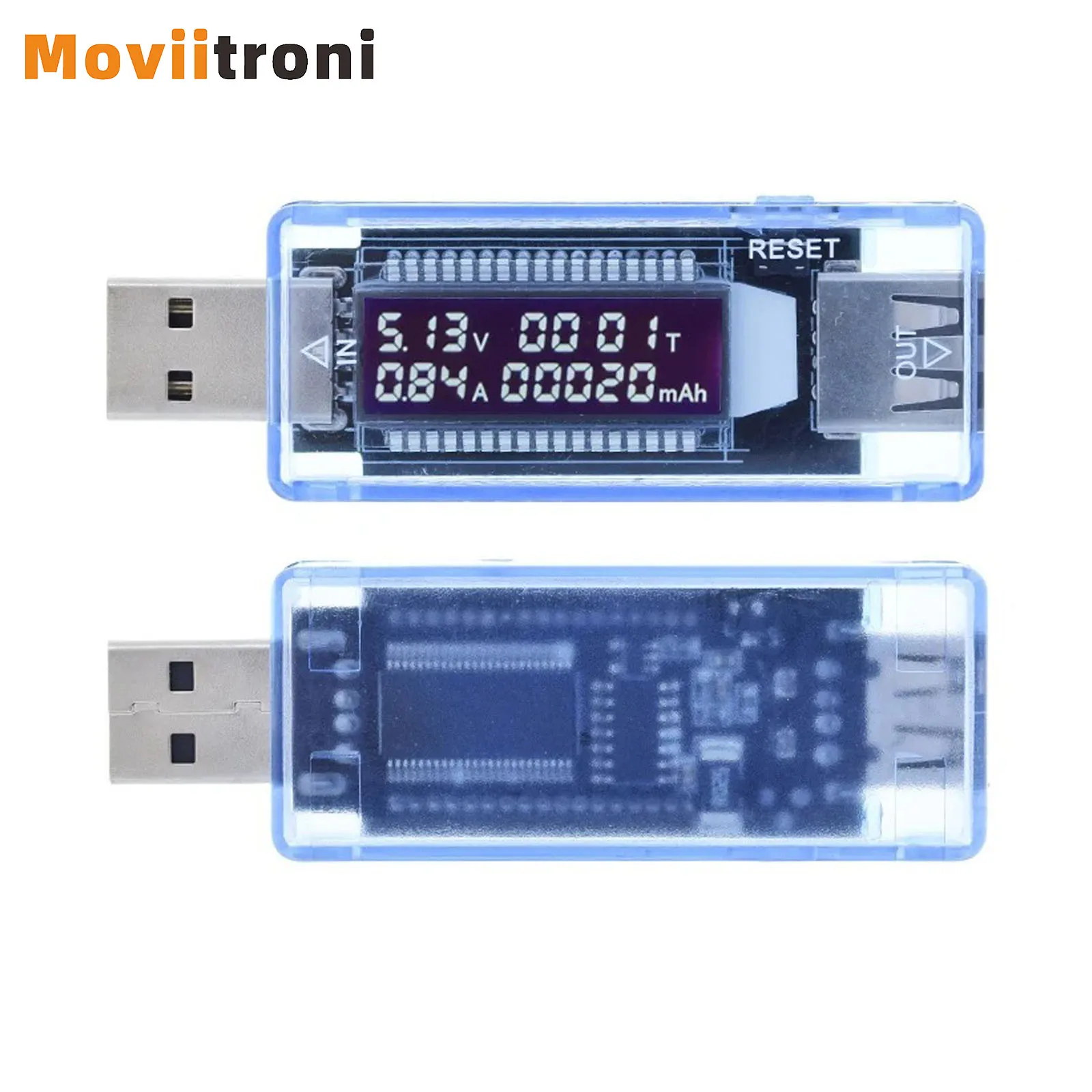 Voltage Meters Current Voltage Capacity Battery Tester KWS-V20 USB Volt Current Voltage Doctor Charger Capacity Tester