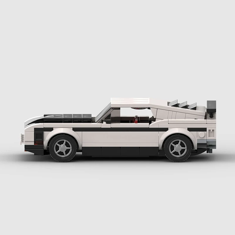

Детская игрушечная гоночная модель MOC, строительные блоки, совместимые с головоломкой LEGO с мелкими частицами