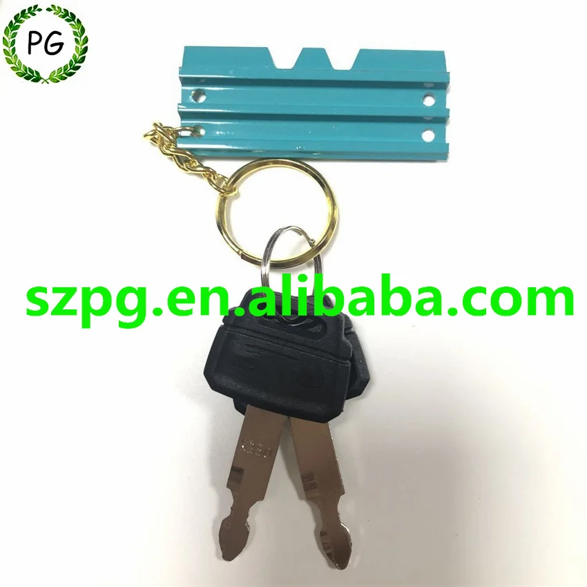 K250 Ignition Key with Track Shoe Key Chain for Kobelco Excavator Keychain