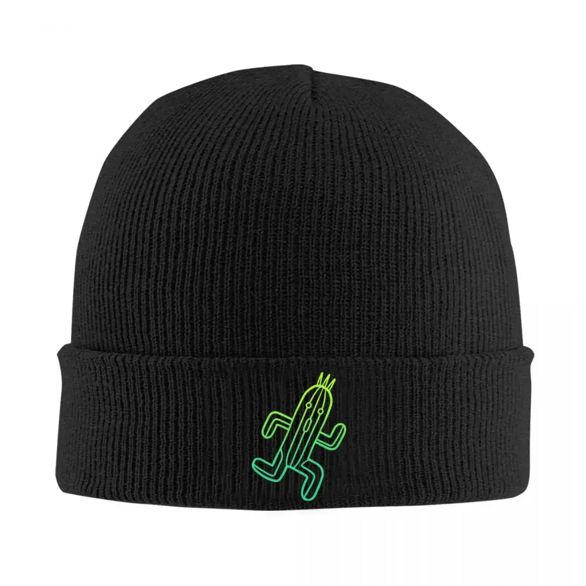 Final Fantasy Cactuar Knitted Caps for Women Men Beanie Autumn Winter Hat Game Warm Caps