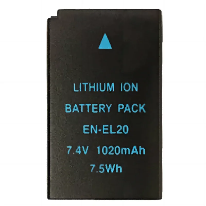 Rechargeable Lithium-ion Battery Pack EN-EL20 camera battery 7.4V 1020mAh is suitable for Nikon Coolpix P950 digital battery