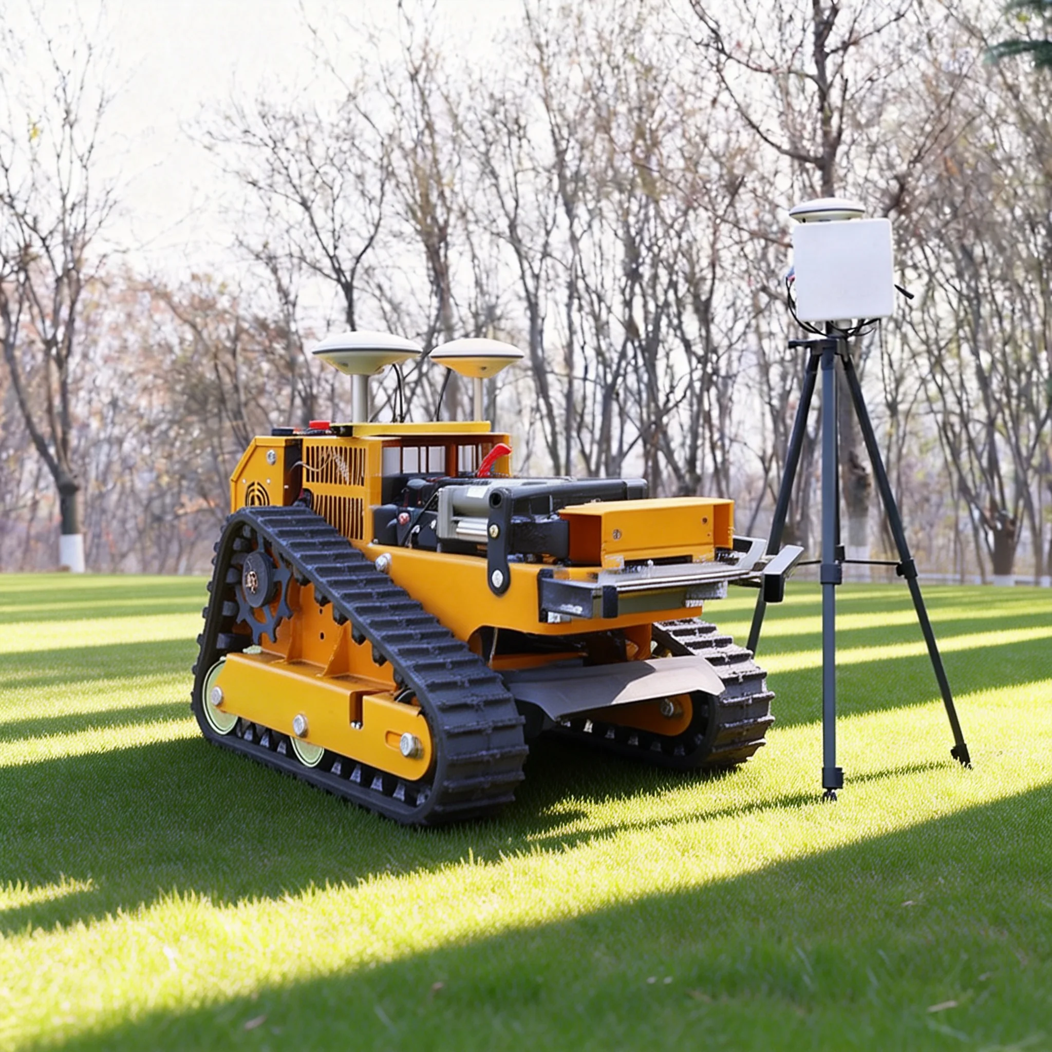 

Customized intelligent obstacle-avoiding mowing, equipped with radar navigation system, agricultural and forestry flail mower