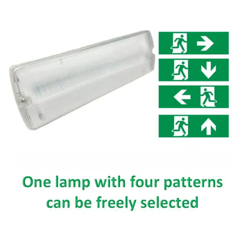 Three Proof Lights, High Brightness Exit Lights Emergency Evacuation Indicator Lights Led Self Charging Emergency Lighting Lamps