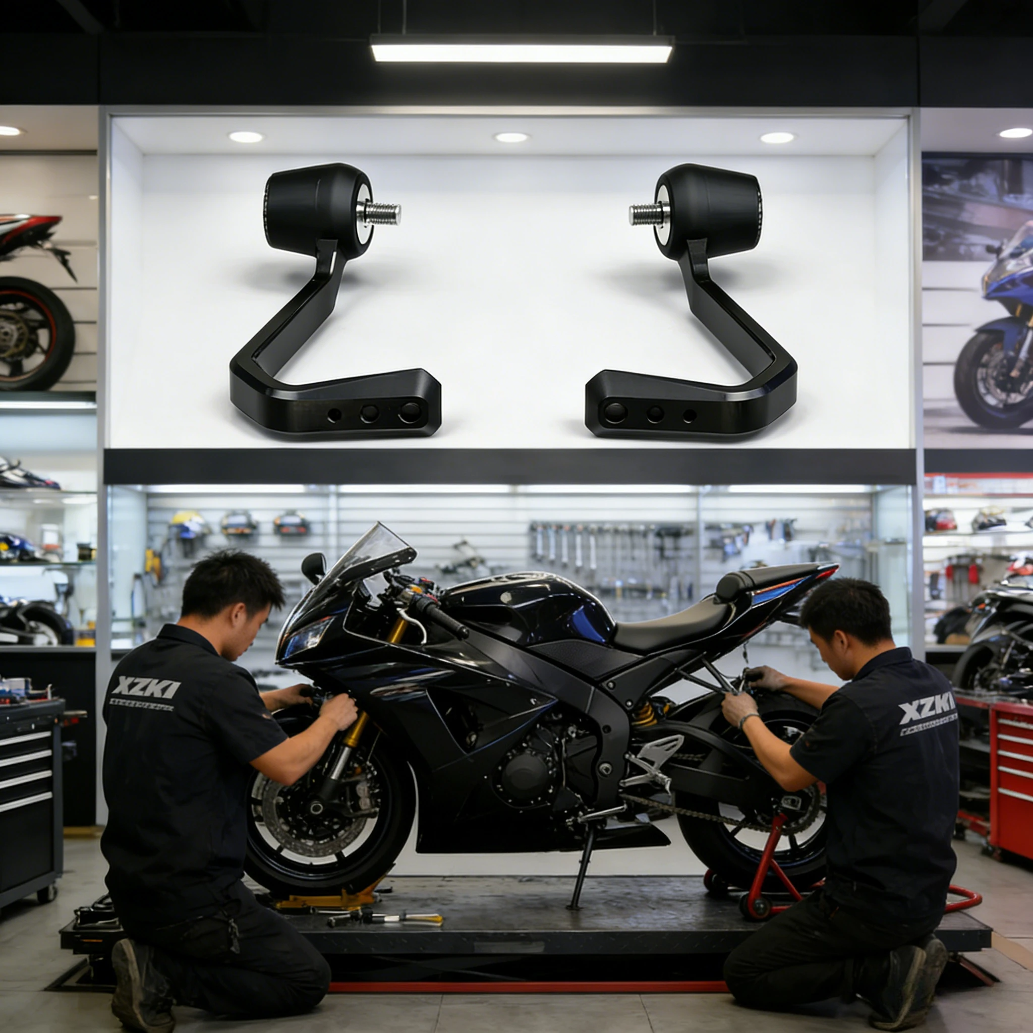 

for Kawasaki ZX-6R 2003-2006 Motorcycle Brake and Clutch Protection Rod