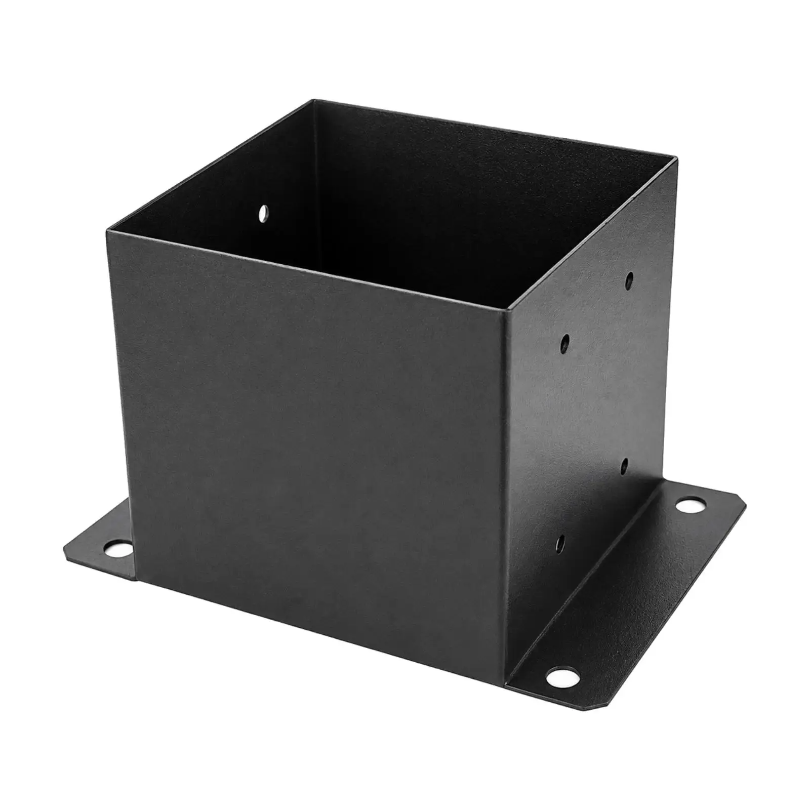 Simple Installation Installation Post Support Base with Mounting Flange for Porch Projects