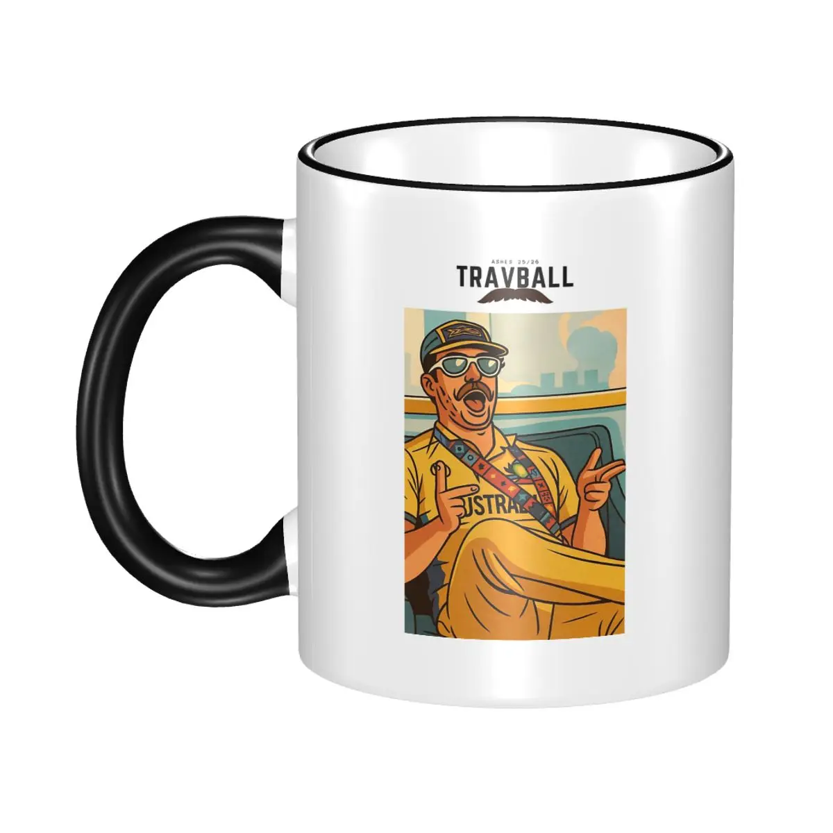Poster Travball - Man, Myth, Legend Mug Funny Ceramic Coffee Cups Tea Mugs Milk Cup Drinkware Gifts for Woman Man