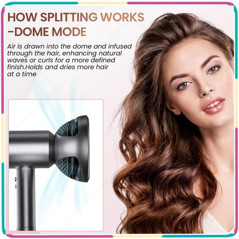 

B13C Attachments Tools Parts For Dyson Supersonic Hair Dryer Upgrated 2 In 1 Diffuser Nozzle HD03 HD04 HD08 HD15 HD16