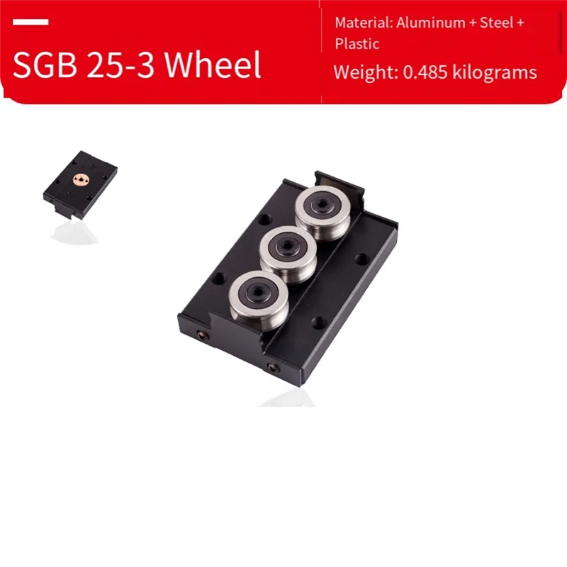 TKOH-Pulley Block Convenience Dual-Axis Guide Rail Linear Rail Speed Guider Locking Slider