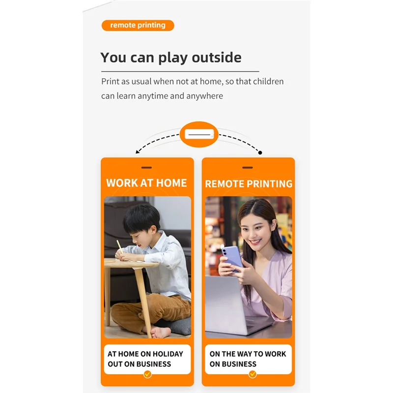 New-X8 A4 Small Household Portable Smart Printer Ink Free Thermal Sensitive Bluetooth Wifi Version Connectable Mobile Phone