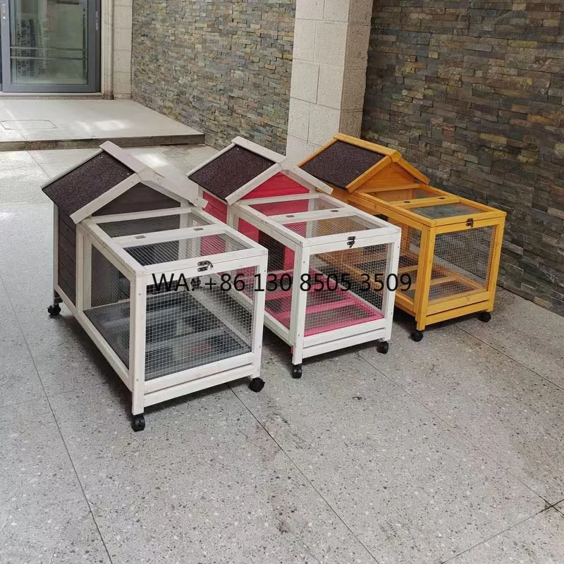 

Factory Direct Waterproof Wooden Pet House & Chicken Coop Durable Indoor Poultry Cage Ideal for Living Room & Small Spaces