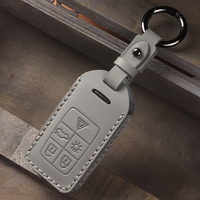 5/6 Buttons Leather Car Remote Key Case Cover Protection Bag Shell For Volvo XC60 V60 S60 S80 XC70 V40
