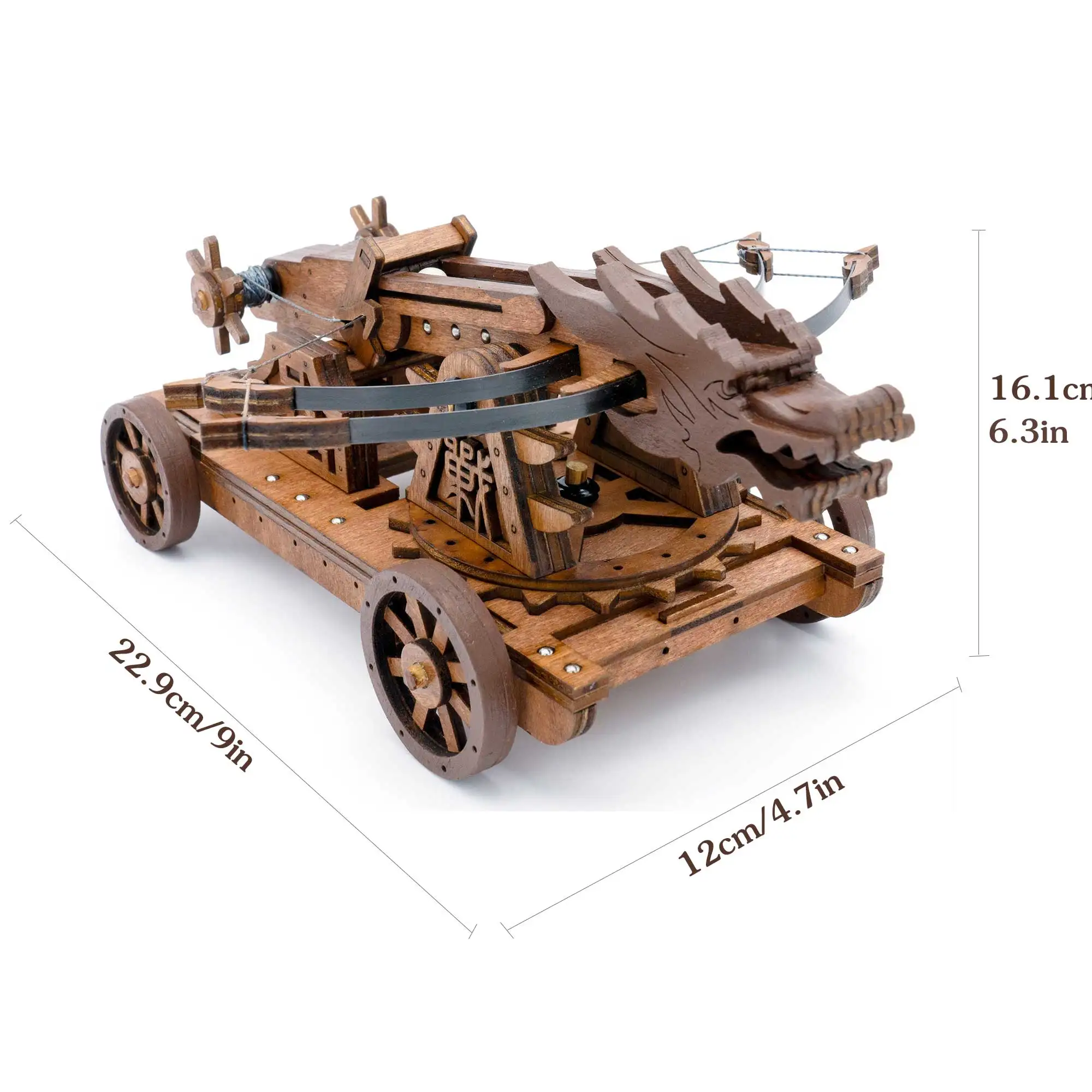 نموذج باليستا بمقياس 1:48 - مجموعة ألغاز خشبية ثلاثية الأبعاد، مجموعة آلات الحرب القديمة DIY للبالغين 14+