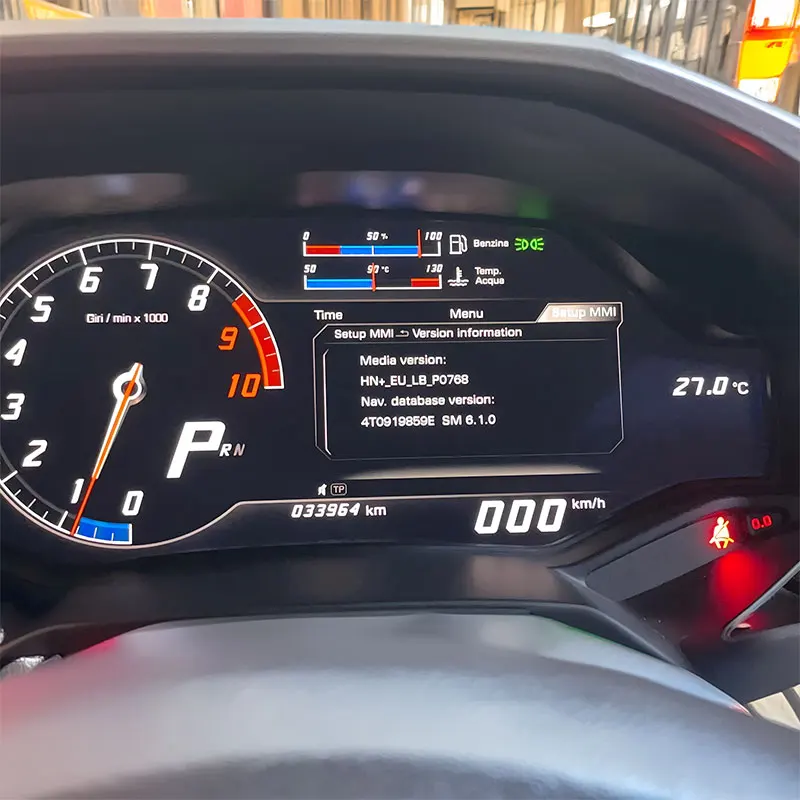 

Оригинальный автомобильный системный беспроводной модуль CarPlay для Lamborghini Huracan 2016, 6,5-дюймовый беспроводной Android-автоинтерфейс, комплекты задней камеры