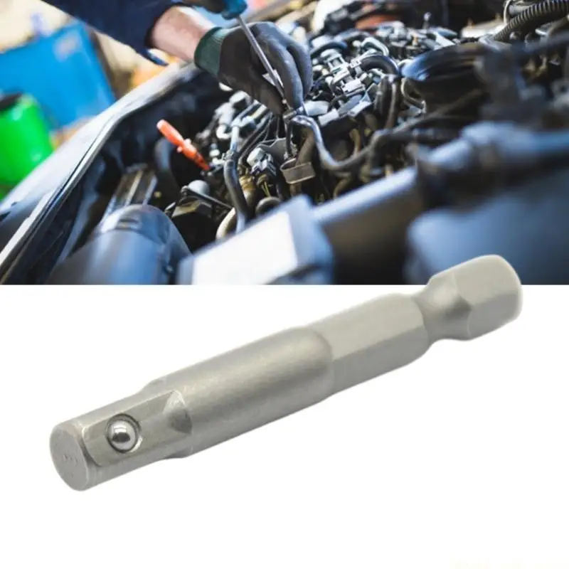 

A2BE 50mm Hexagonal Shank to Square Drives Adapter Socket Tool with Antirust Coating