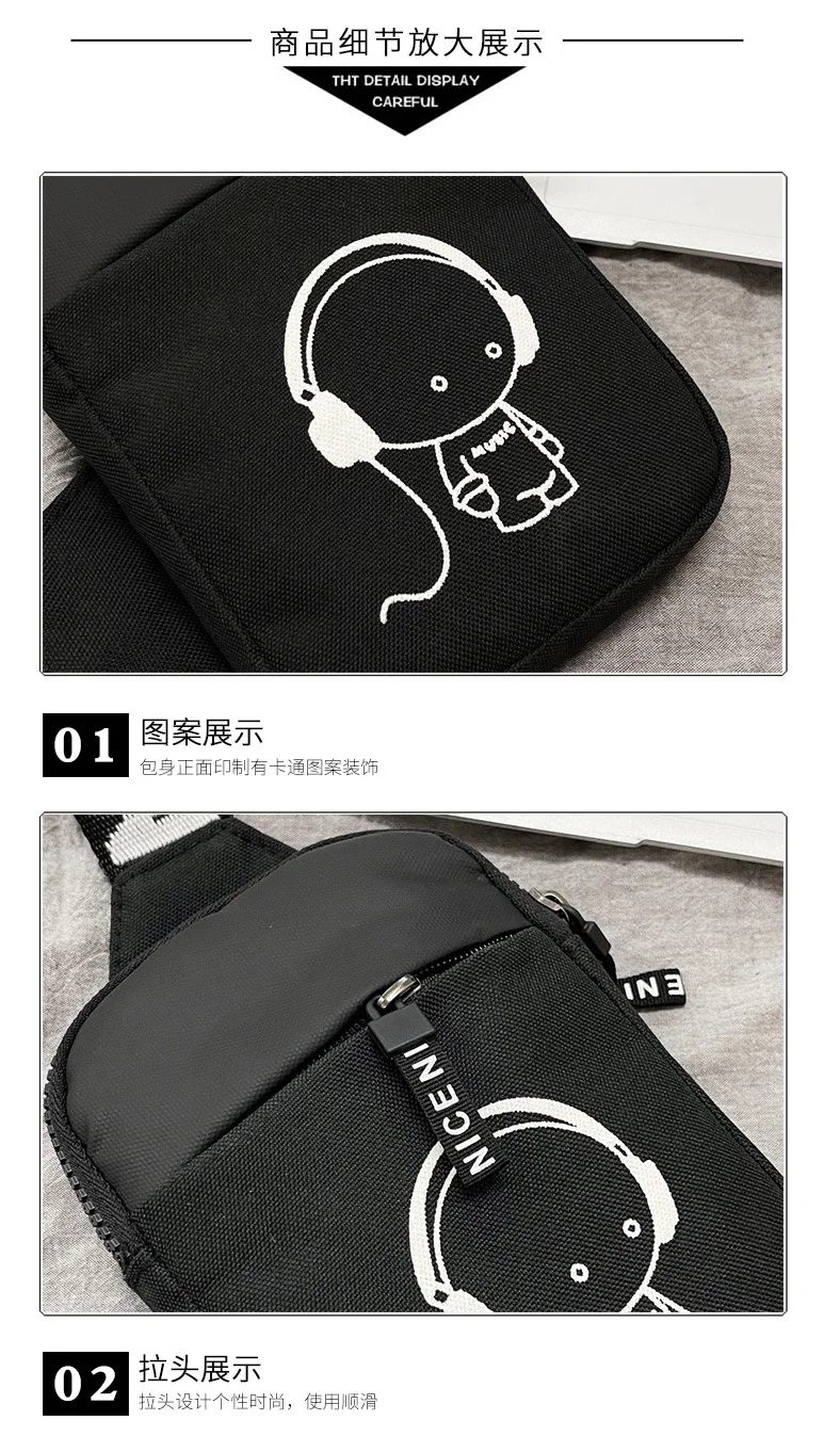 سوبر ماريو بروس حقيبة كتف النساء الرجال الاتجاه Crossbody حزمة رياضية عادية المحمولة حقائب الهاتف الصغيرة لويجي الشكل المطبوعة هدية