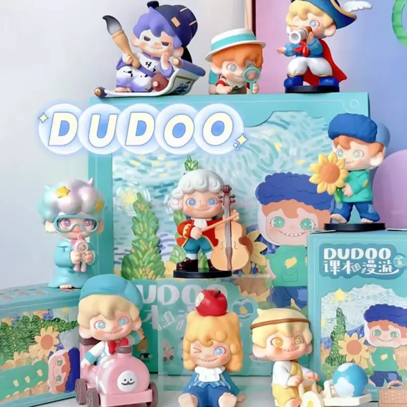 DUDOO กล่องตาบอดหนังสือเรียน Roaming Series ของเล่นอะนิเมะรูปตุ๊กตา Mystery กล่องเดสก์ท็อป Action Figure เครื่องประดับสาววันเกิด