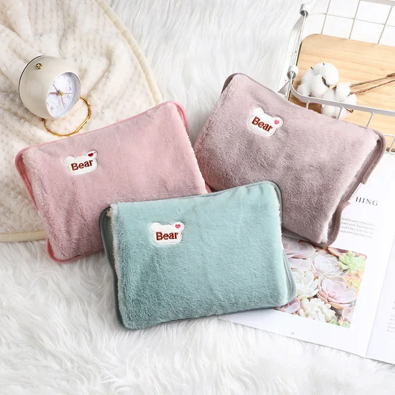 Affordable Winter Hand Warmer Cute Plush Stomach Warmer Portable Heating Pad Comfortable Handheld Warmer Bag Practical