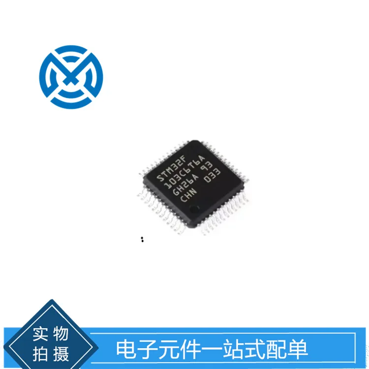 

STM32F103C6T6A LQFP-48 ARM CORTEX-M3 32-битный микроконтроллер MCU оригинальный запас