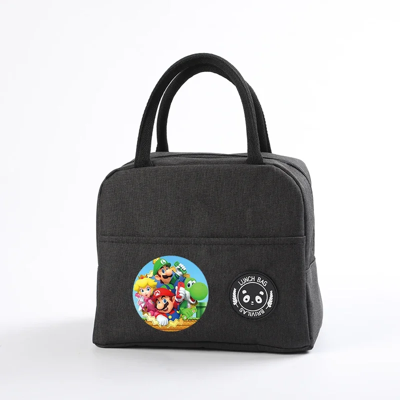 Super Mario Lunch Box Waterproof Tote Packs coibentato Boxs Lunch Tote Bag riutilizzabile per donna Mens Perfects Office escursionismo picnic