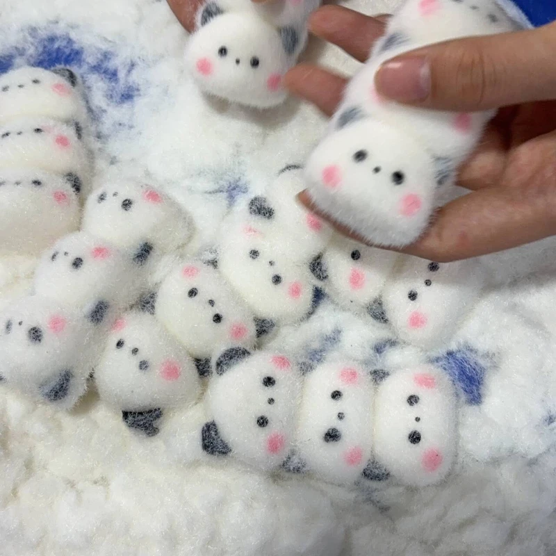 Süßes lustiges Panda-Plüsch-Quetschspielzeug, drei Mini-kleiner Panda, Squishy, Quetschen, Kneifen, Stofftiere, langsam, reduzieren Stress, Kinderspielzeug, Geschenke