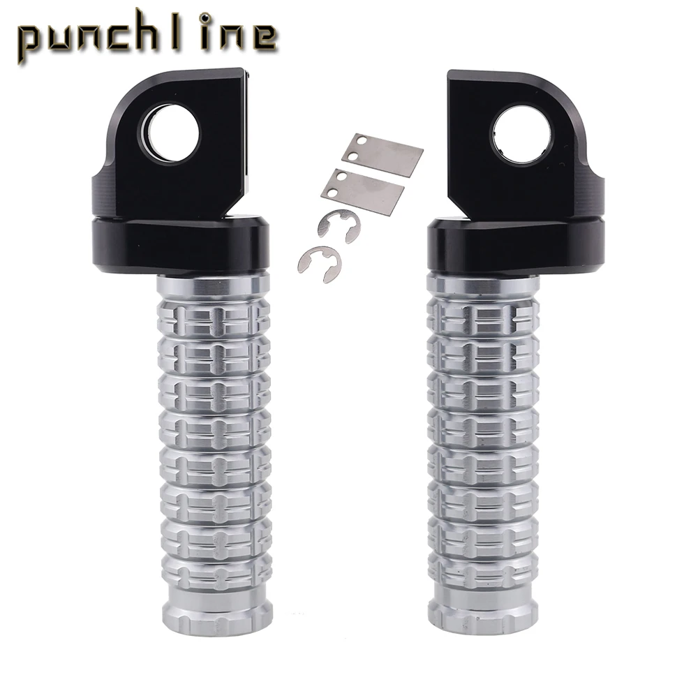 For NINJA 125 650 300 NINJA 250 R 400 R 1000 Z1000SX ER-4N ER-6N ER-6F Motorcycle Foot Pegs Front PedalsFootrest Accessories