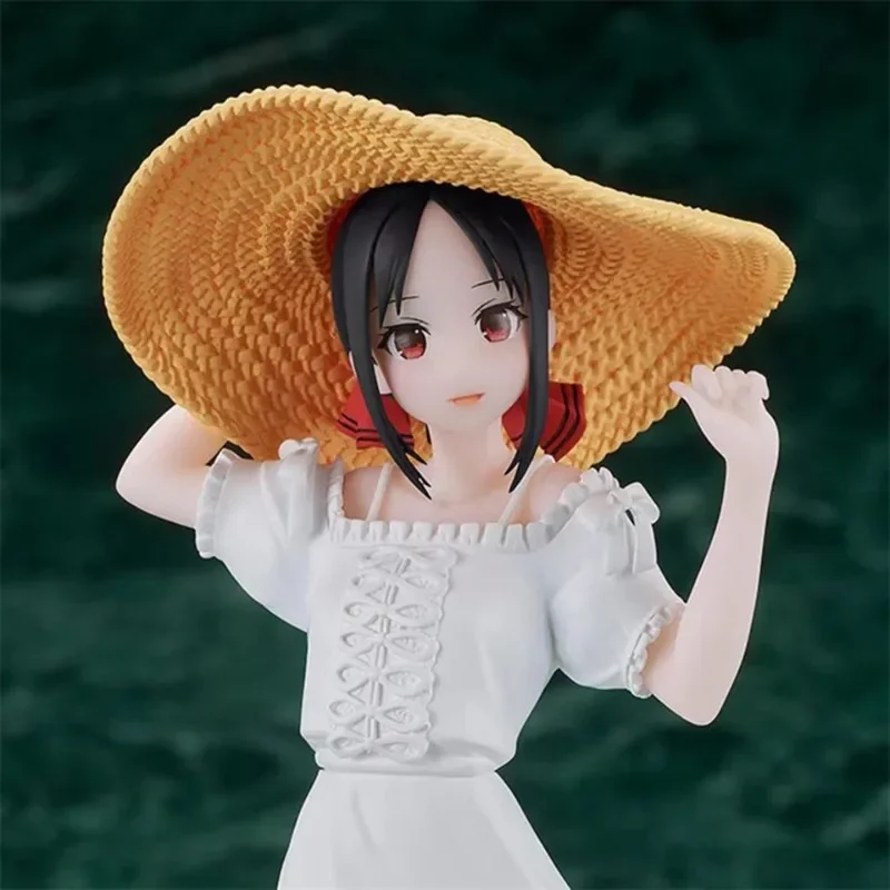 Bandai Banpresto genuino Miss Kaguya quiere que confiese Kyunties Shinomiya Kaguya Seaside Ver. Juguetes de figuras de Anime, regalos